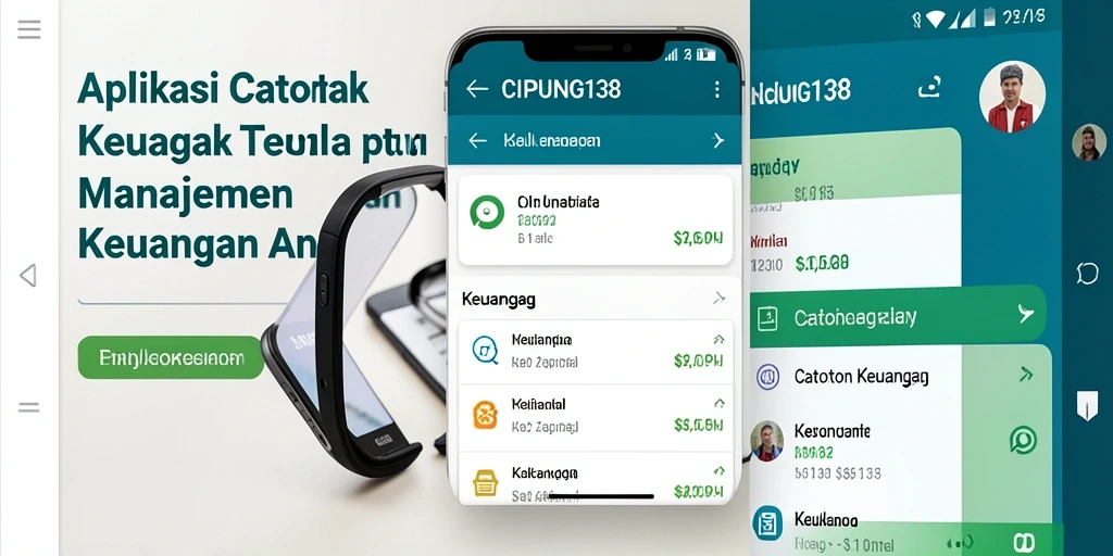 Tampilan antarmuka aplikasi Catatan Keuangan CIPUNG138 yang ramah pengguna.