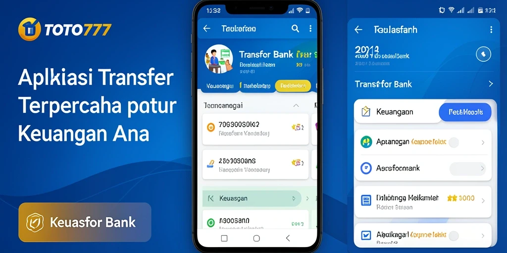 Antarmuka aplikasi TOTO777 yang user-friendly untuk transfer bank.