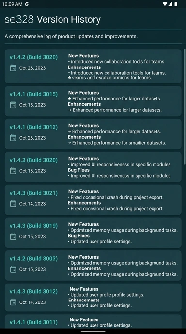 Riwayat Versi Aplikasi se328 untuk Pengguna Android